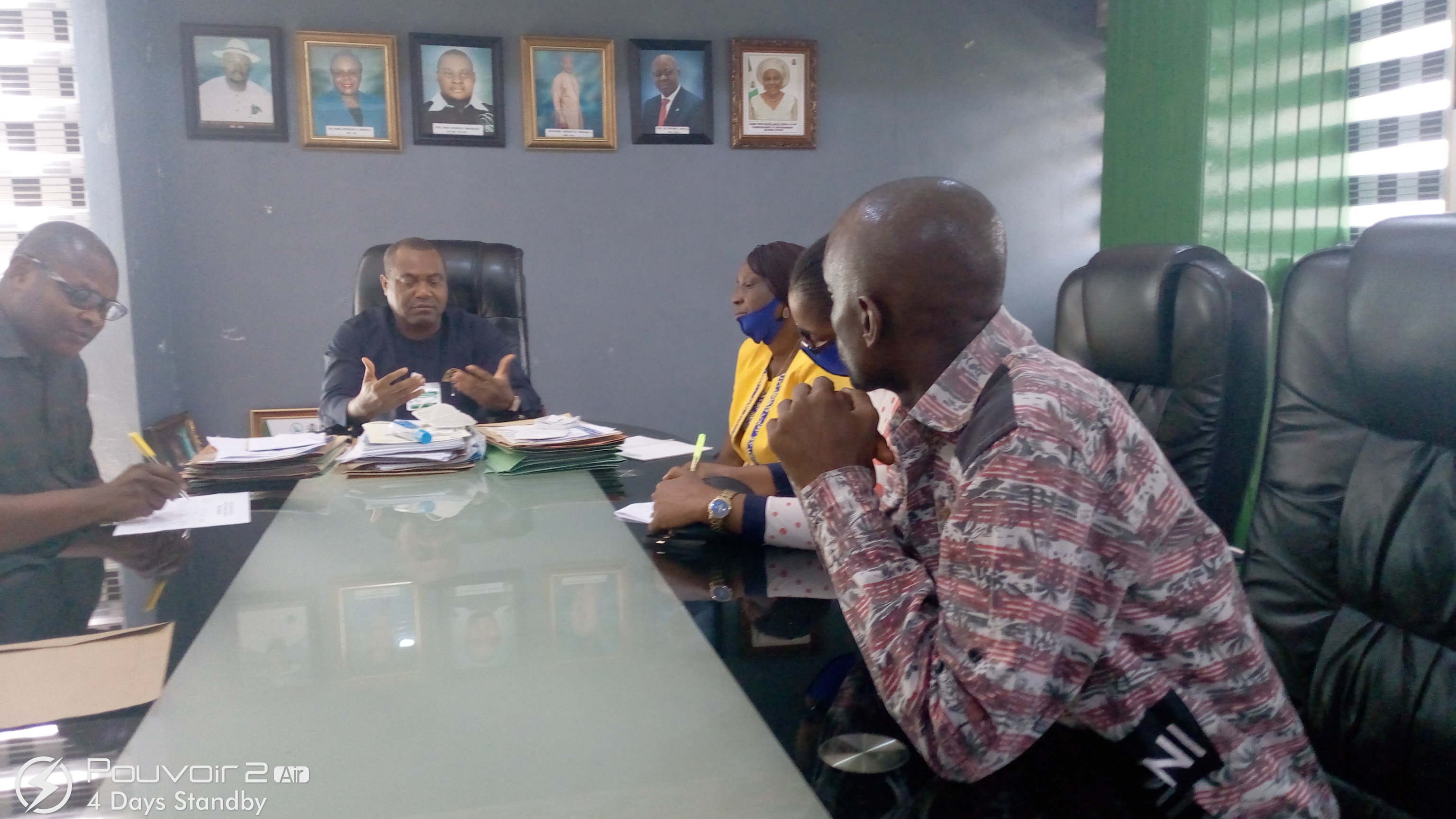 COURTESY VISIT TO MINISTRY OF ENVIRONMENT RIVERS STATE